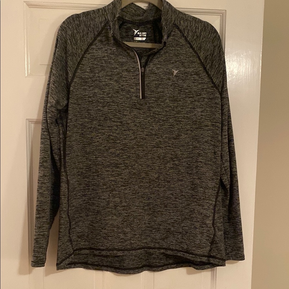 Old Navy Active Black and White performance 1/4 zip